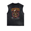 Frayed Edge Skull Graphic Tank