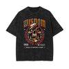 Washed Skull Graphic Cotton Tee
