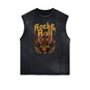 Frayed Edge Rock Style Graphic Tank