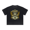 Thick Faded Rock Style Graphic T Shirt