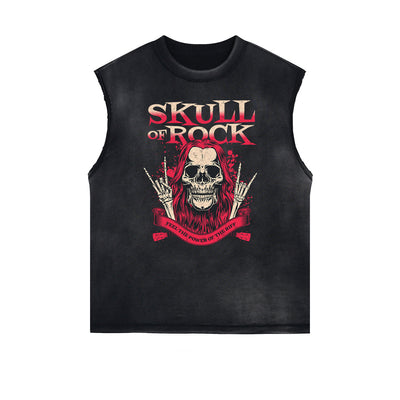 Frayed Edge Rock Style Graphic Tank