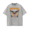 Washed Rock Style Graphic Cotton Tee