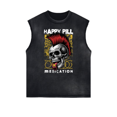 Frayed Edge Rock Style Graphic Tank