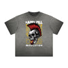 Vintage Frayed Rock Style Pattern Tee