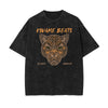 Washed African Totem Cotton Tee
