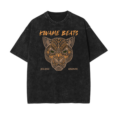 Washed African Totem Cotton Tee
