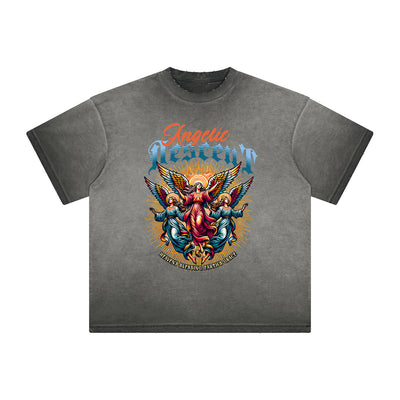Thick Faded Gods & Faith Graphic Tee