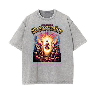 Stone Wash Gods & Faith Graphic Tee