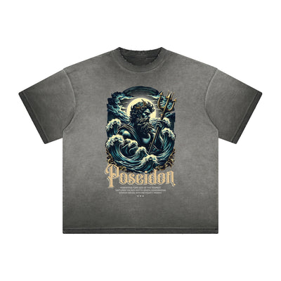 Thick Faded Gods & Faith Graphic Tee