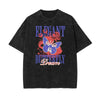 Washed Butterfly Graphic Cotton Tee