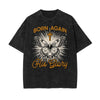 Washed Butterfly Graphic Cotton Tee