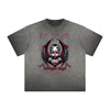 Vintage Frayed Fallen Angel Pattern Tee