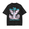Washed Fallen Angel Graphic Cotton Tee