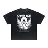 Thick Faded Fallen Angel Graphic T Shirt