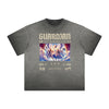 Vintage Frayed Fallen Angel Pattern Tee
