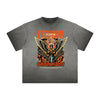 Vintage Frayed Fallen Angel Pattern Tee
