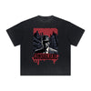 Thick Faded Gangster Style Graphic T Shirt