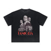 Thick Faded Gangster Style Graphic T Shirt