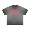 Vintage Frayed Abstract Art Pattern Tee