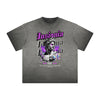 Vintage Frayed Abstract Art Pattern Tee
