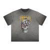 Vintage Frayed Abstract Art Pattern Tee