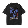 Washed Abstract Art Graphic Cotton Tee