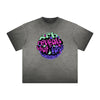 Vintage Frayed Abstract Art Pattern Tee