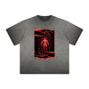 Vintage Frayed Abstract Art Pattern Tee