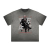 Vintage Frayed Abstract Art Pattern Tee