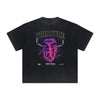 Thick Faded Abstract Art Graphic T Shirt