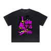 Thick Faded Abstract Art Graphic T Shirt