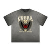 Thick Faded Snake Graphic T Shirt