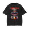 Washed Snake Graphic Cotton Tee