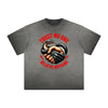 Thick Faded Snake Graphic T Shirt