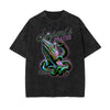 Washed Snake Graphic Cotton Tee