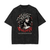 Washed Snake Graphic Cotton Tee