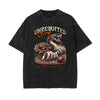 Washed Snake Graphic Cotton Tee