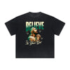 Thick Faded Jesus Graphic T Shirt