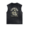 Frayed Edge Jesus Graphic Tank Top