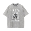 Washed Jesus Graphic Cotton Tee