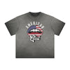 Thick Faded Red Lips Graphic T Shirt