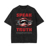Washed Red Lips Graphic Cotton Tee