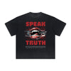 Vintage Frayed Red Lips Pattern Tee