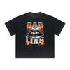 Vintage Frayed Red Lips Pattern Tee
