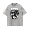 Washed Cat Graphic Cotton Tee