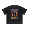 Thick Faded Cat Graphic T Shirt
