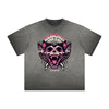 Vintage Frayed Cat Pattern Tee