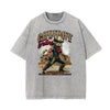 Washed Cat Graphic Cotton Tee