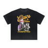 Thick Faded Cat Graphic T Shirt