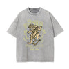 Washed Tiger Graphic Cotton Tee